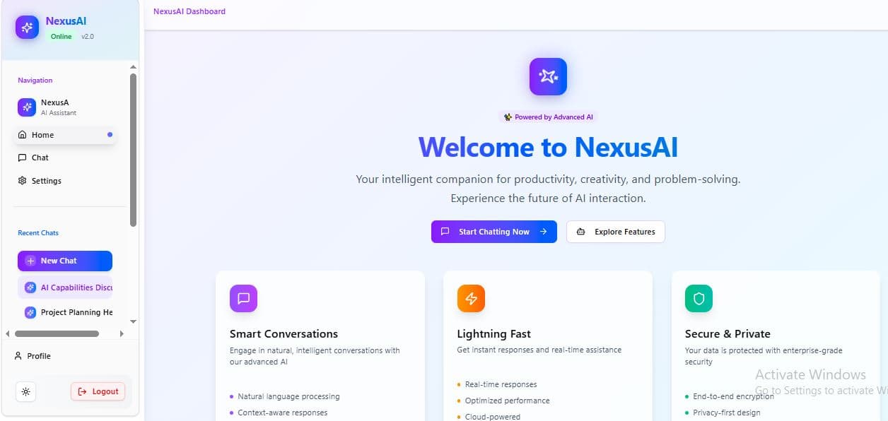 NexusAI ChatBot